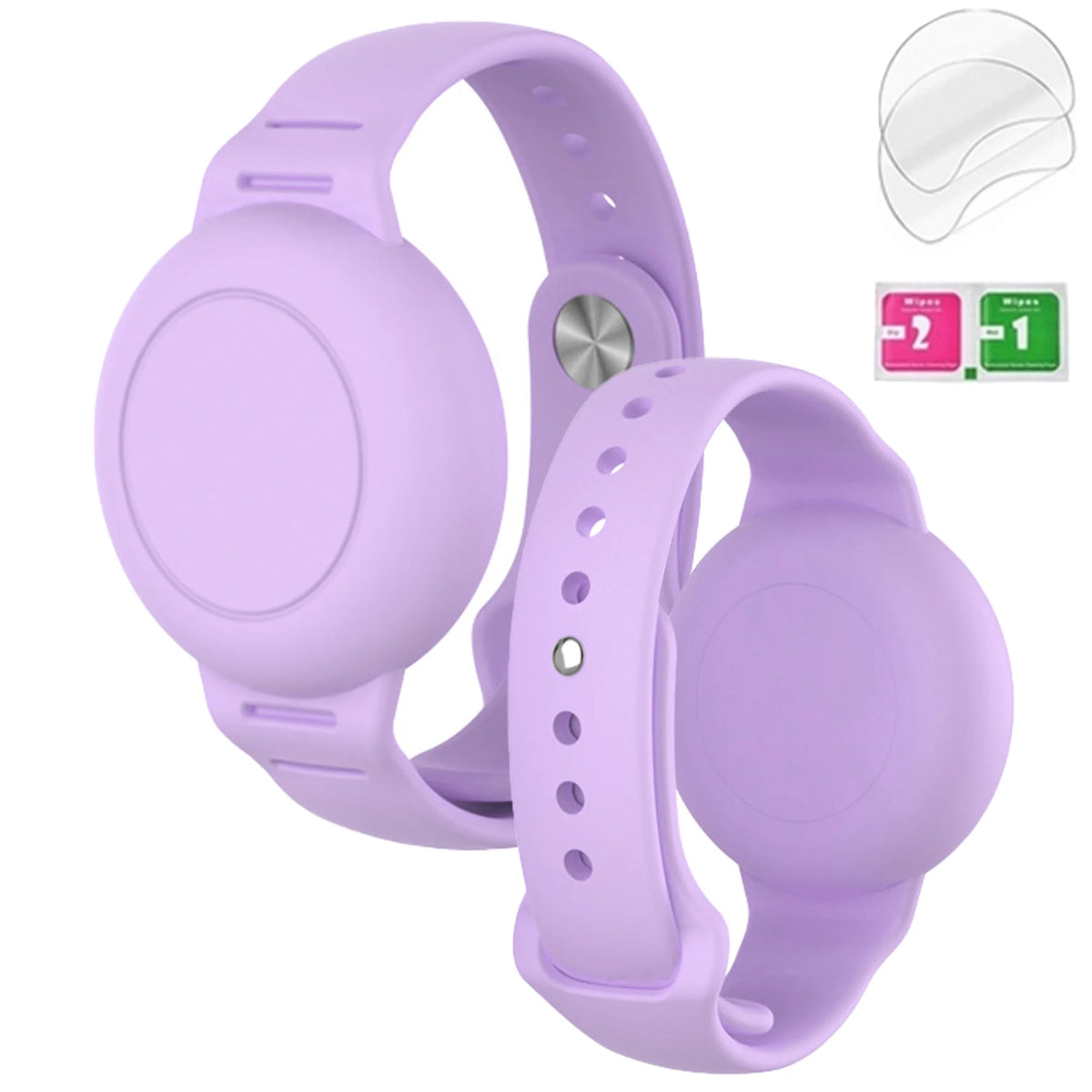Find-oo Kinder Armband für Bluetooth-Tracker – Wasserdichtes Silikon-Armband mit versteckter Halterung