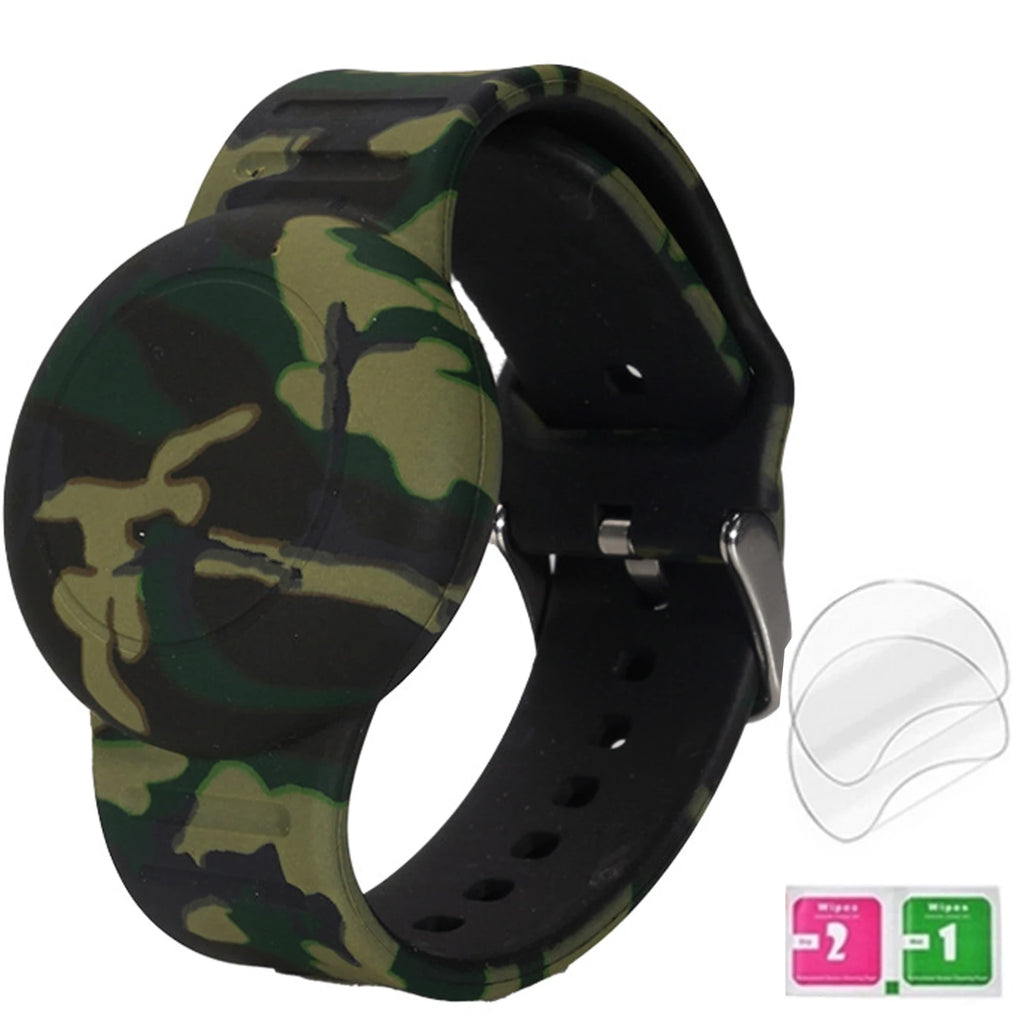 Find-oo Kinder Armband für Bluetooth-Tracker – Wasserdichtes Silikon-Armband mit versteckter Halterung