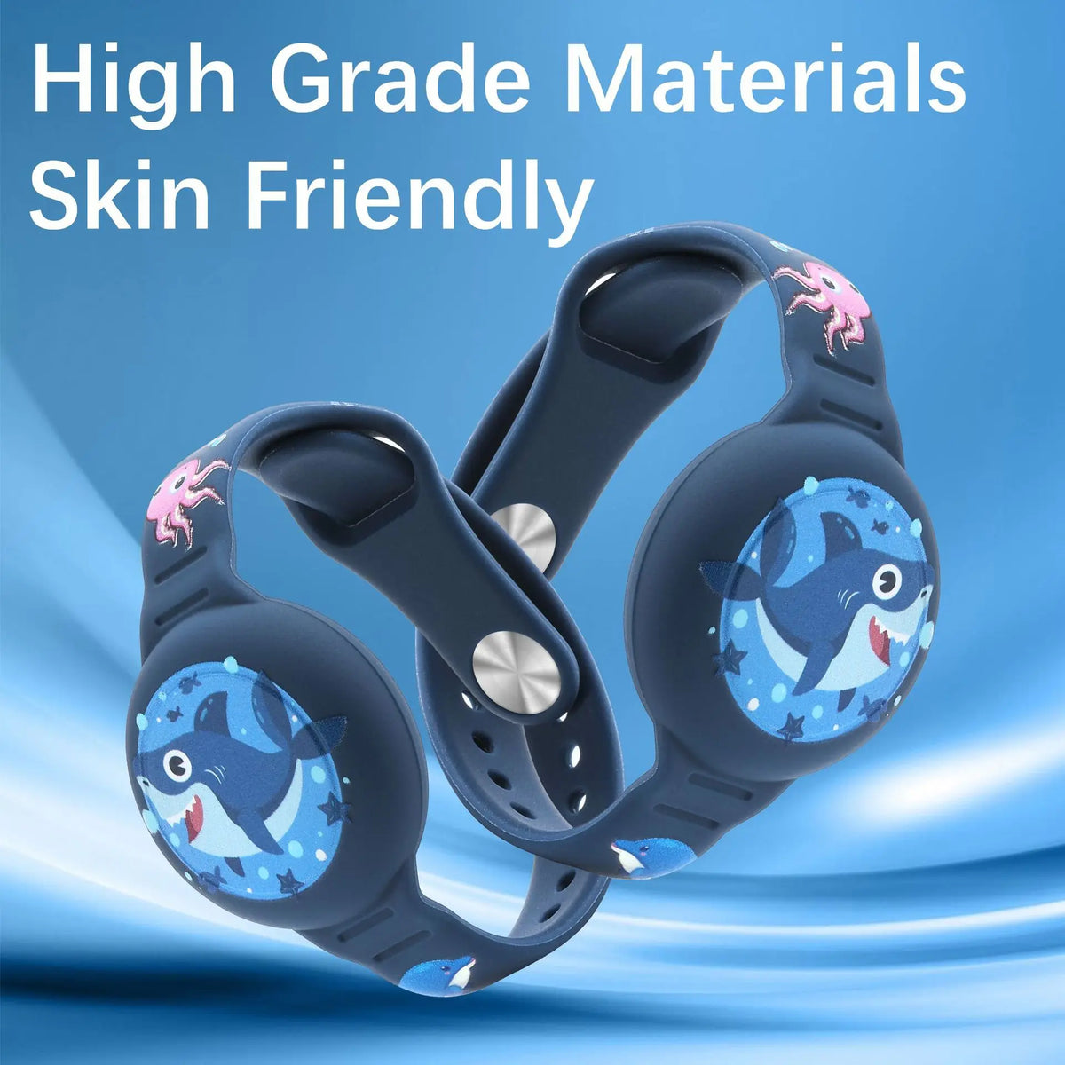 Find-oo Kinder Tracker-Armband  – Verstellbare Halterung für Bluetooth-Tracker