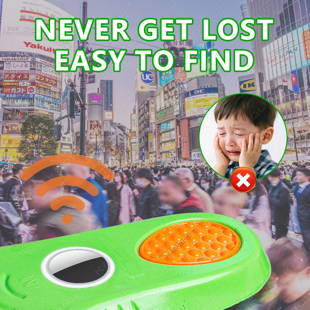 Find-oo Komfort-Sicherheitssohle für Bluetooth-Tracker – Versteckte Tracker-Halterung für Kinder