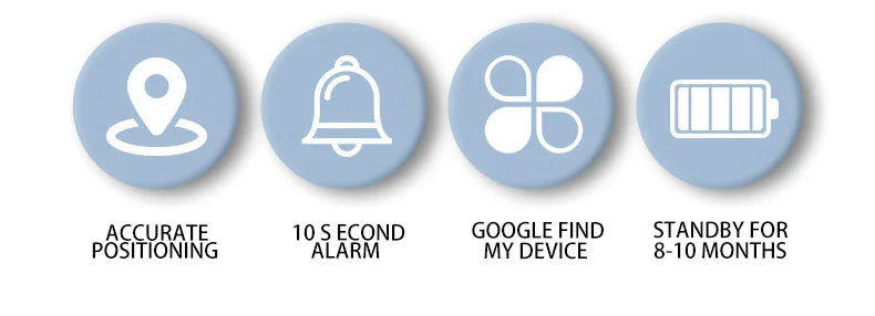 Find-oo Tag Mini Bluetooth-Tracker für Android – Kompatibel mit Google „Mein Gerät finden“