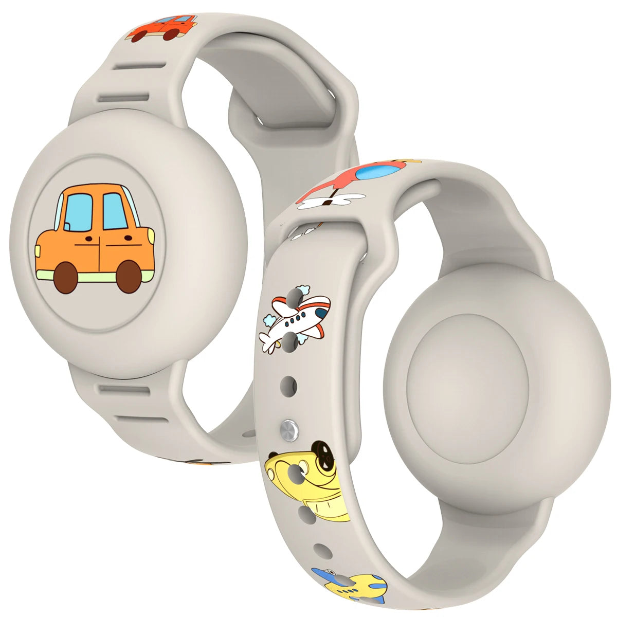 Find-oo Kinder Armband für Bluetooth-Tracker – Wasserdichtes Silikon-Armband mit versteckter Halterung