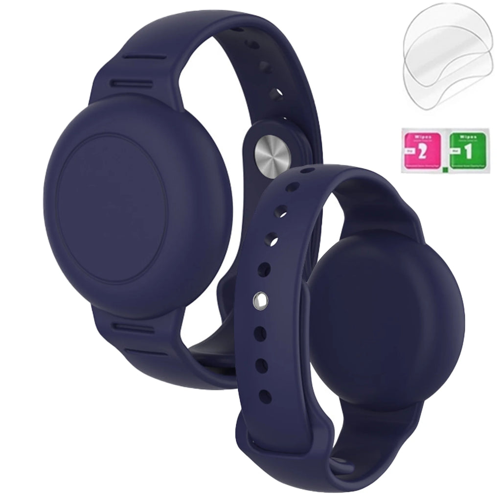 Find-oo Kinder Armband für Bluetooth-Tracker – Wasserdichtes Silikon-Armband mit versteckter Halterung