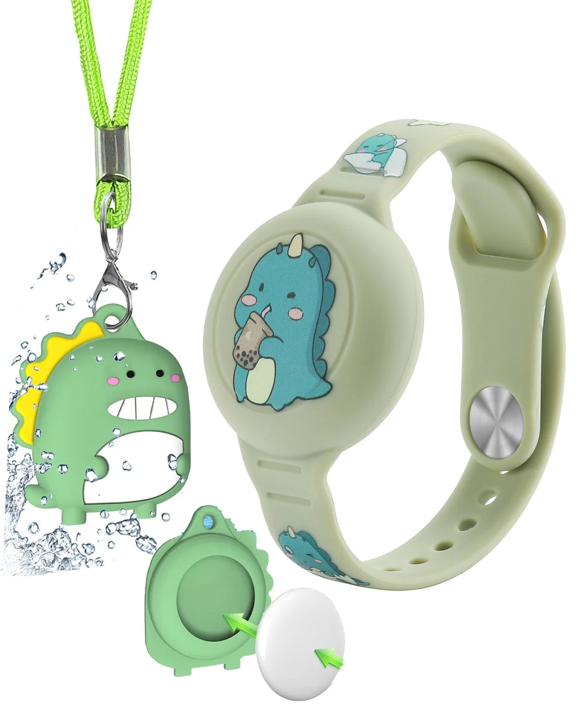 Find-oo Kinder Tracker-Armband  – Verstellbare Halterung für Bluetooth-Tracker