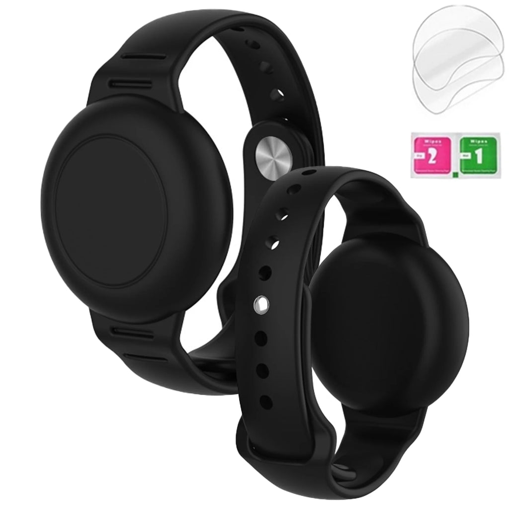 Find-oo Kinder Armband für Bluetooth-Tracker – Wasserdichtes Silikon-Armband mit versteckter Halterung