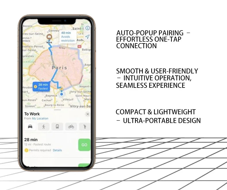 Find-oo Tag Mini Bluetooth-Tracker für Android – Kompatibel mit Google „Mein Gerät finden“