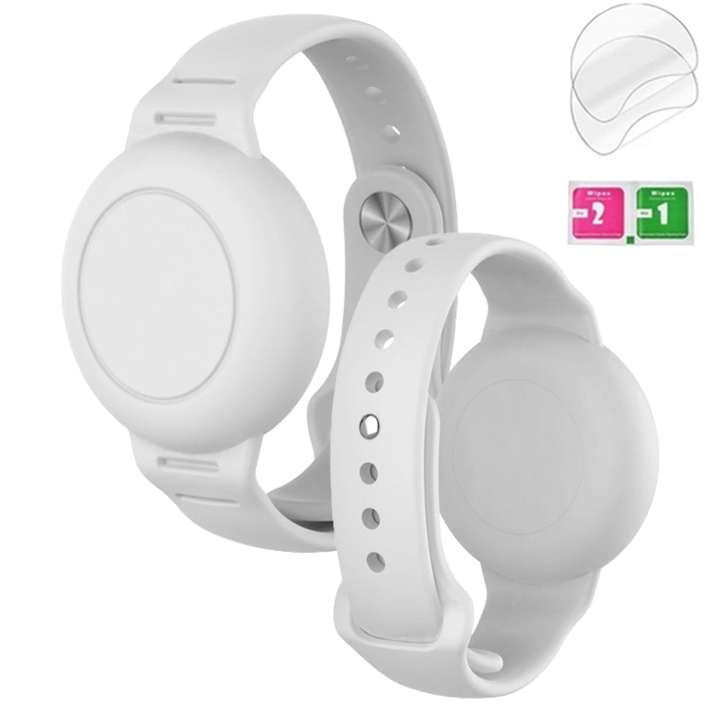 Find-oo Kinder Armband für Bluetooth-Tracker – Wasserdichtes Silikon-Armband mit versteckter Halterung