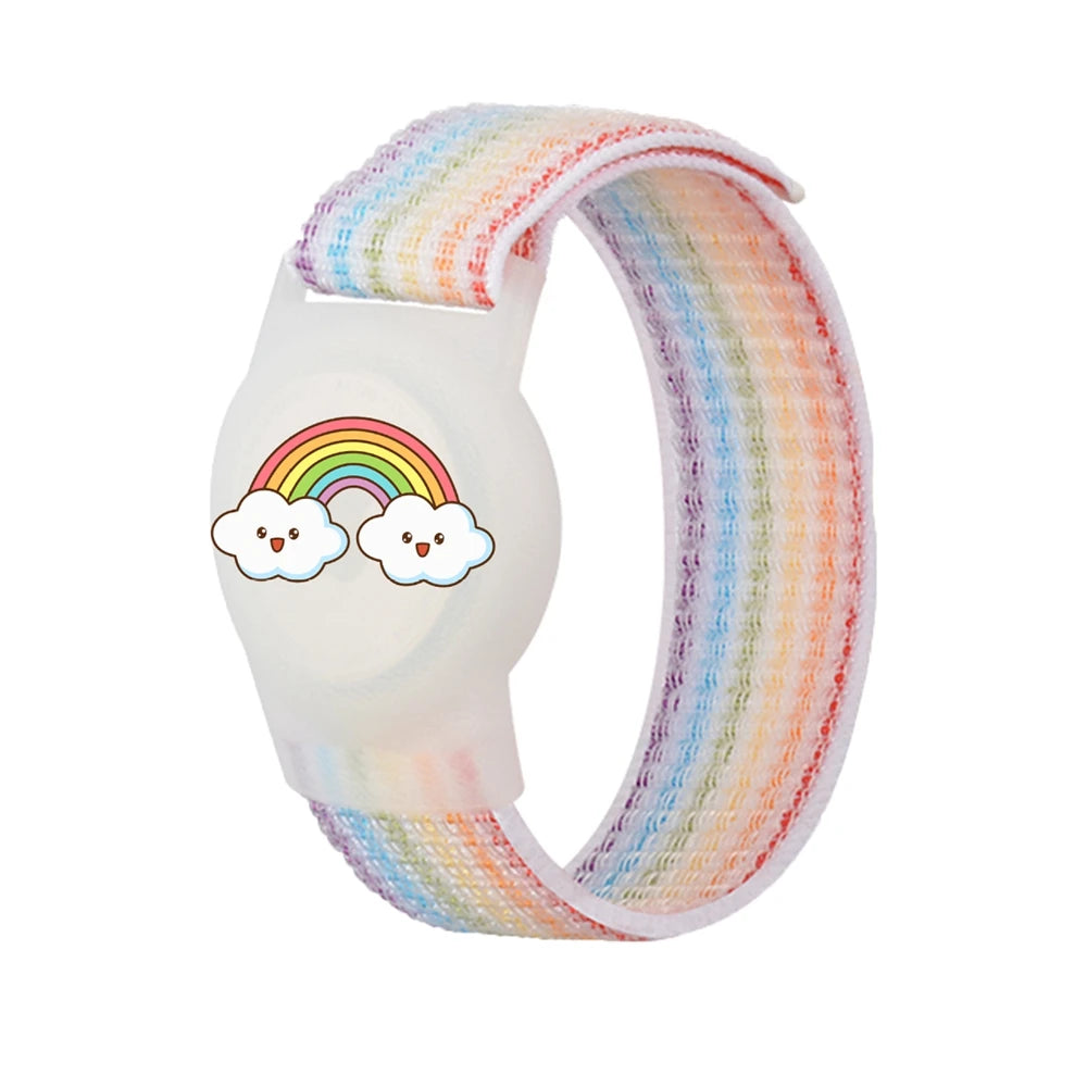 Find-oo Kinder Tracker-Armband – Verstellbare Halterung für Bluetooth-Tracker